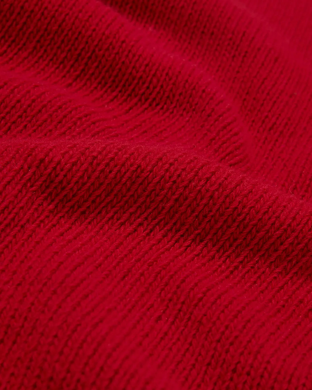 Mock Neck Cardinal Red