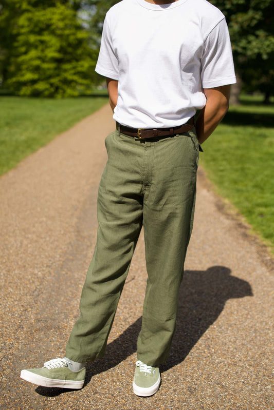 Wide Leg Trouser Olive