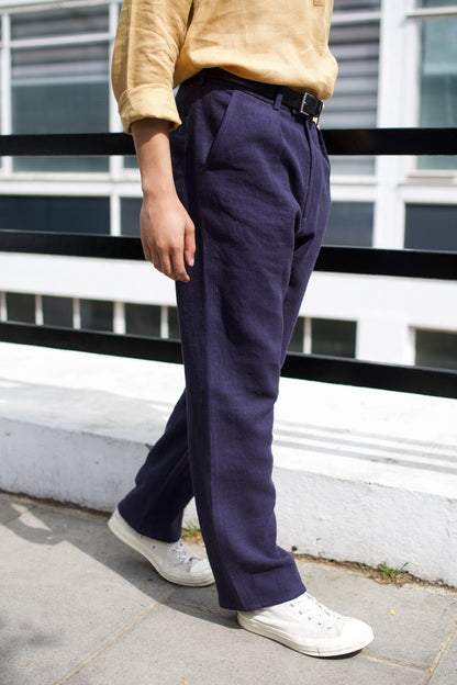 Summer Straight Legs Soft Navy