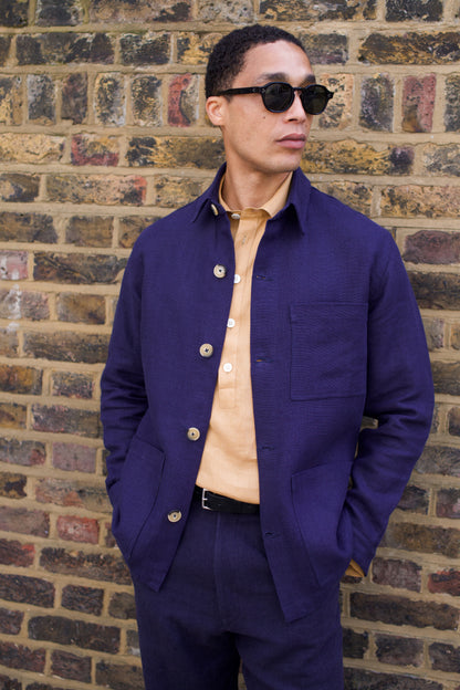 Midweight Railway Jacket Night Blue