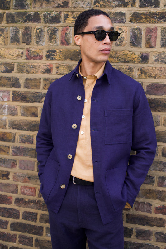 Midweight Railway Jacket Night Blue