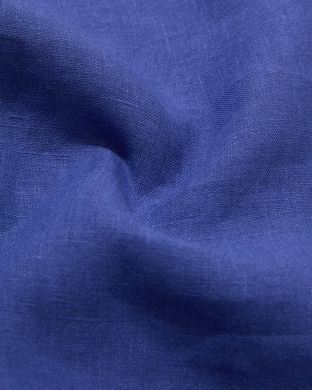 Linen Signature Shirt Klein Blue