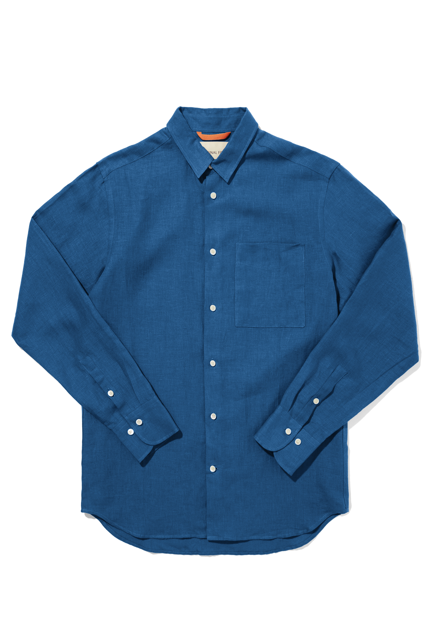 Linen Holiday Signature Blue Cross Yarn Dye
