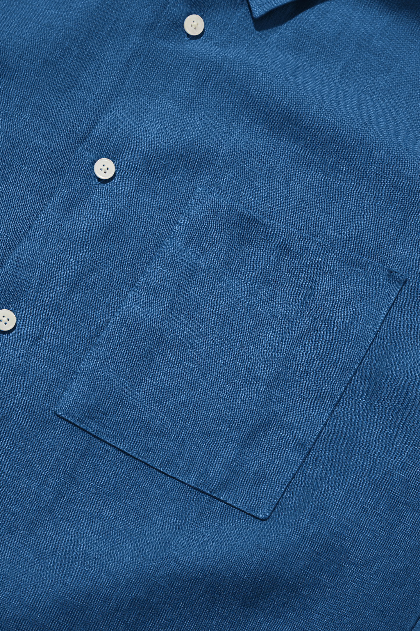 Linen Holiday Signature Blue Cross Yarn Dye