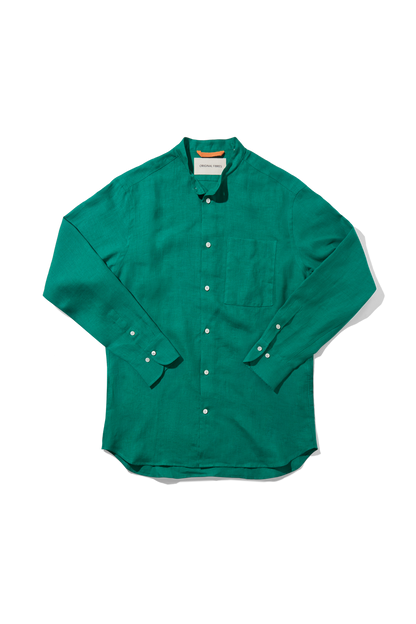 Lightweight Linen Holiday Grandpa Green