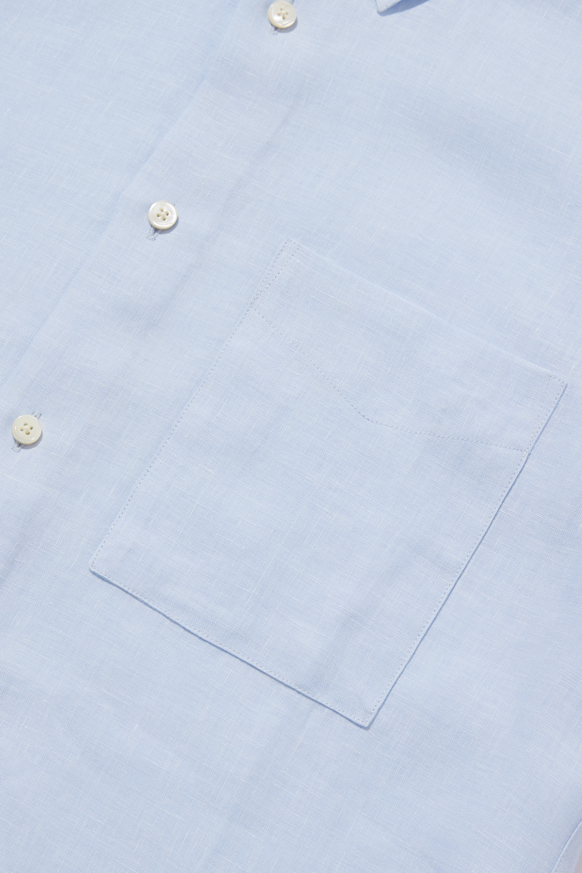 Linen Signature Shirt Sky