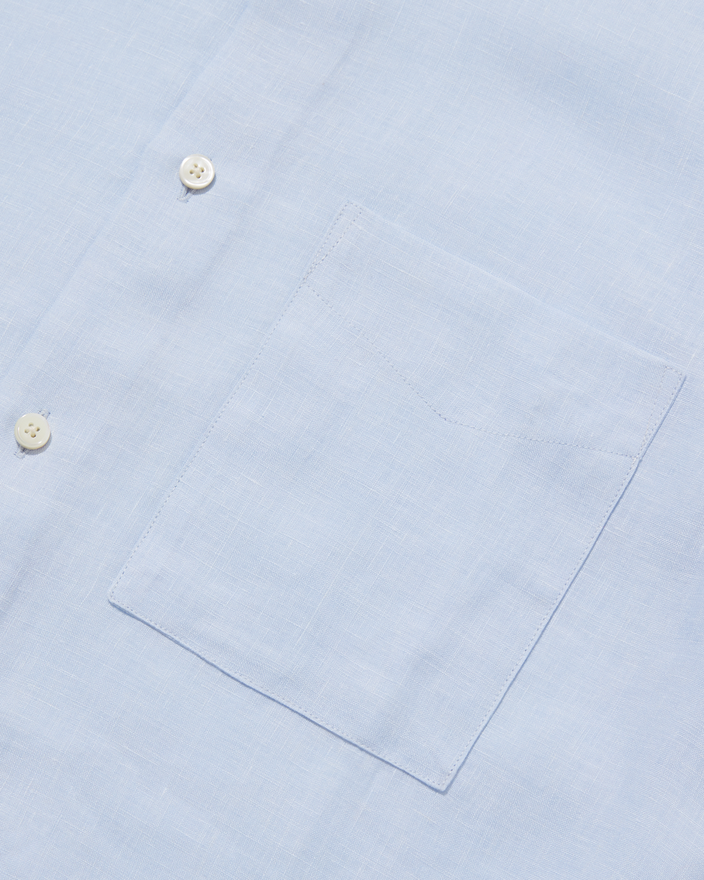 Linen Grandpa Shirt Sky