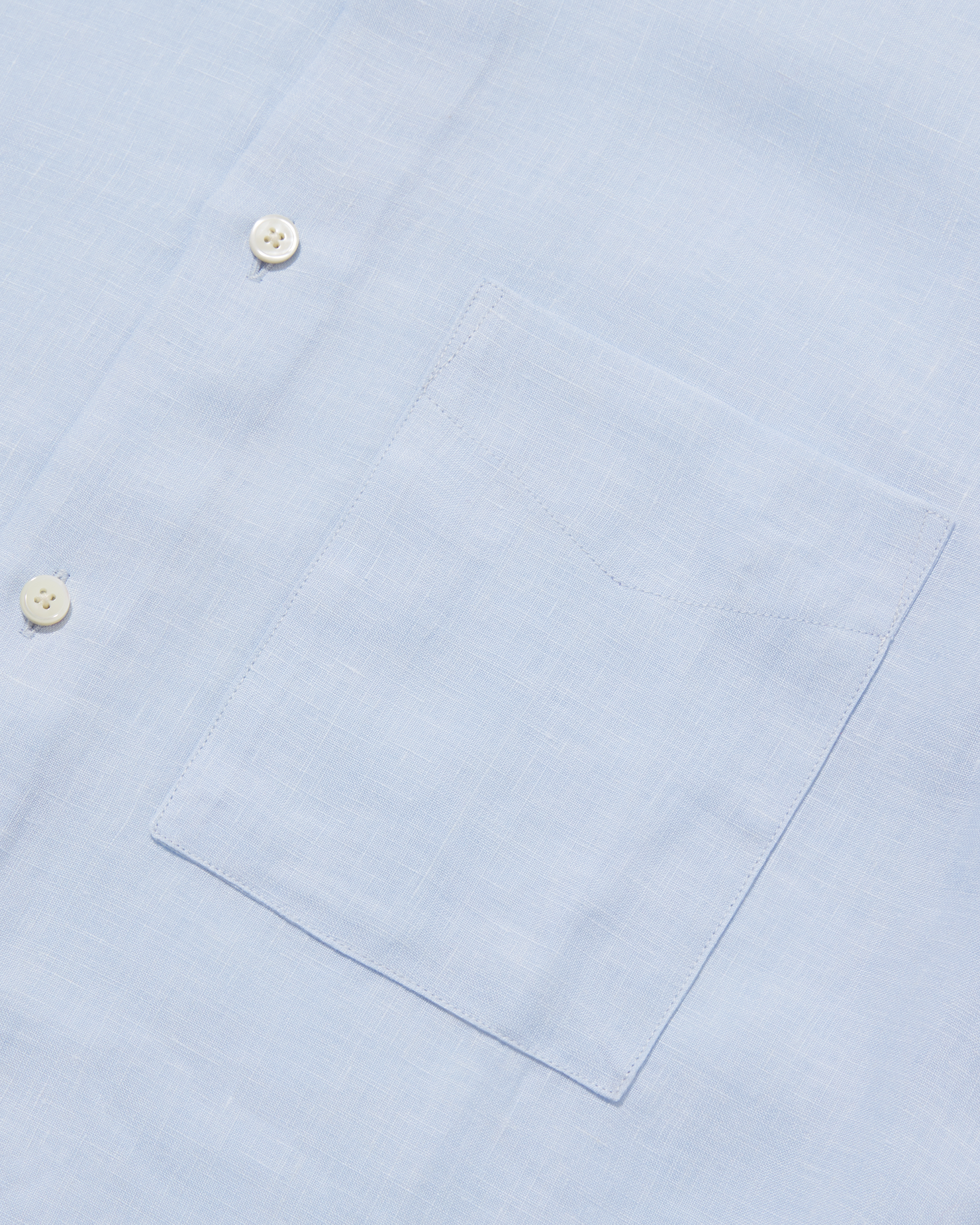 Linen Grandpa Shirt Sky