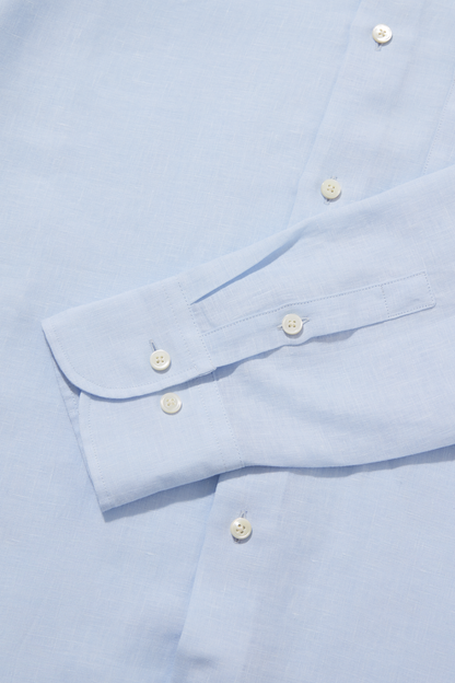 Linen Holiday Signature Shirt Sky