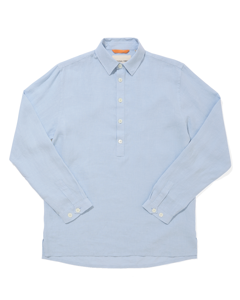 Linen Long Sleeve Smock Sky Blue