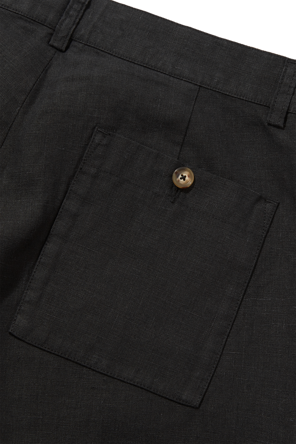 Patch Pocket Shorts Black