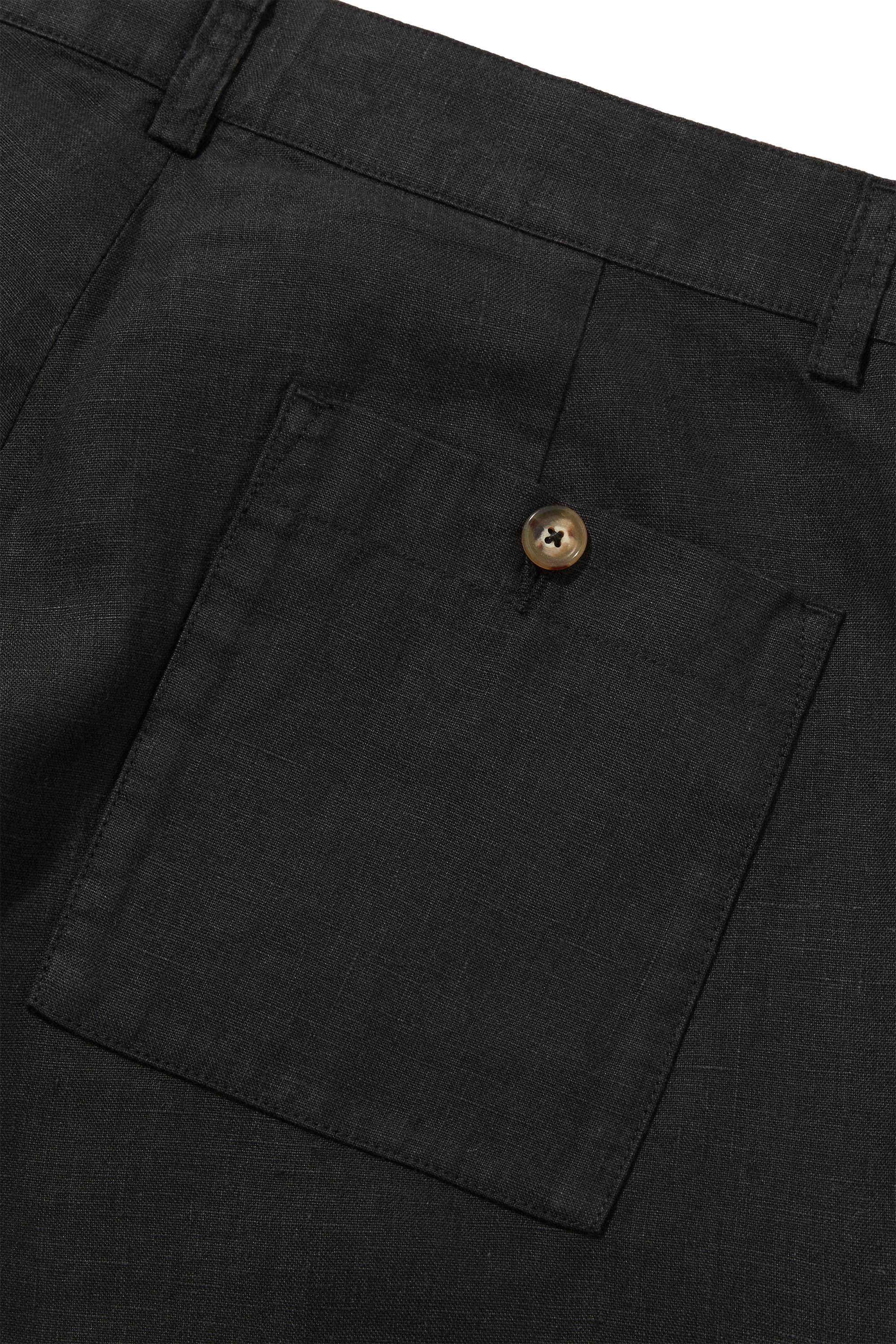 Patch Pocket Shorts Black