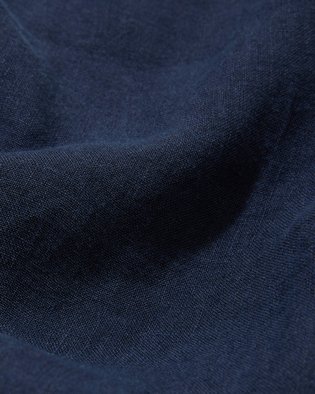 Linen Short Sleeve Cuban Soft Navy