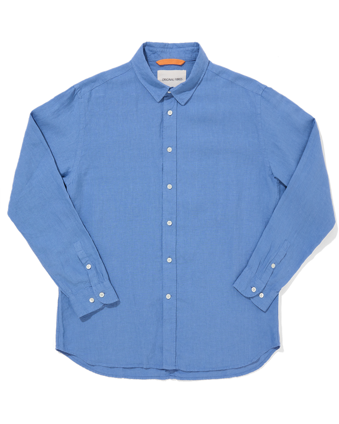 Midweight Linen Signature Shirt Cornflower