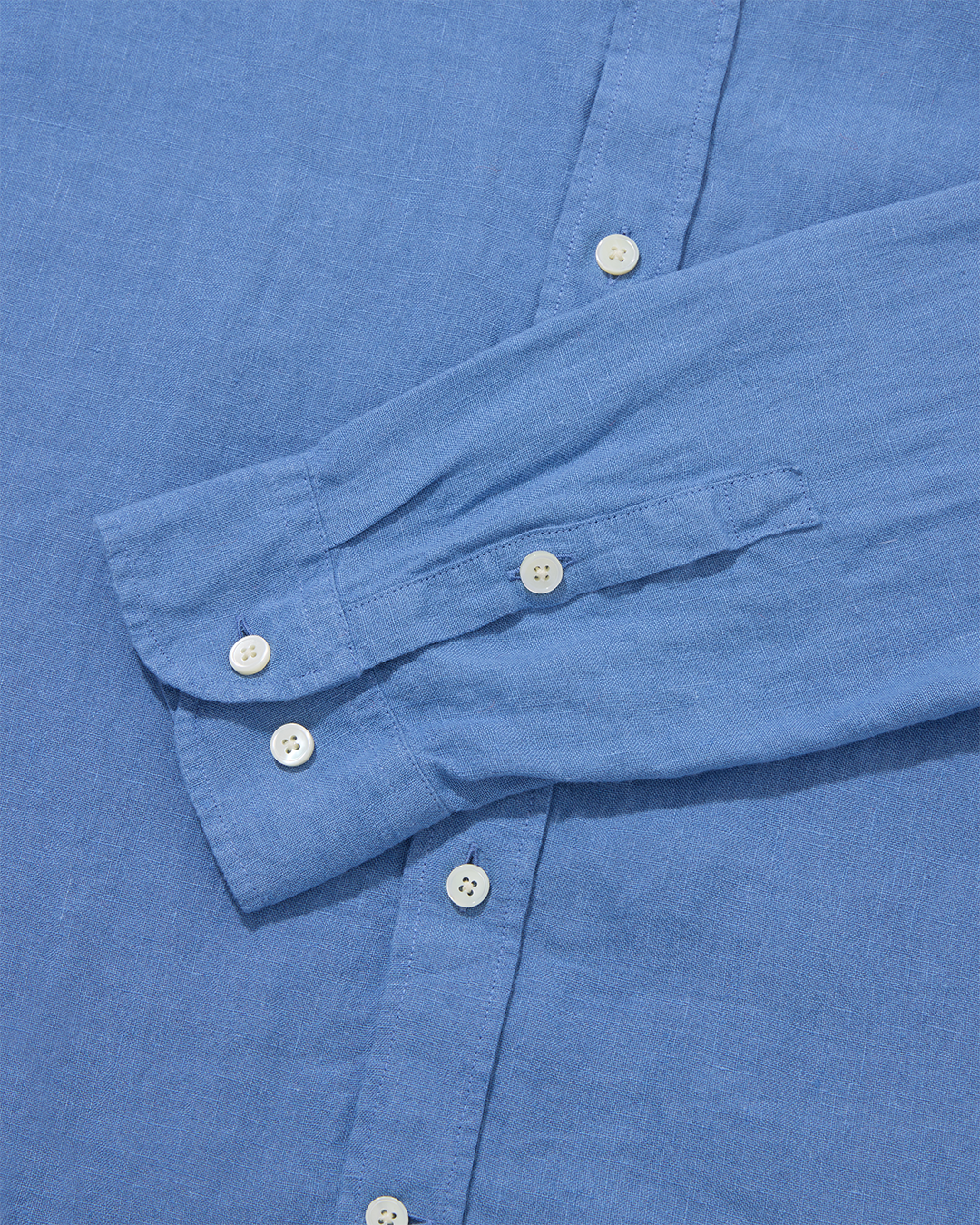 Midweight Linen Signature Shirt Cornflower
