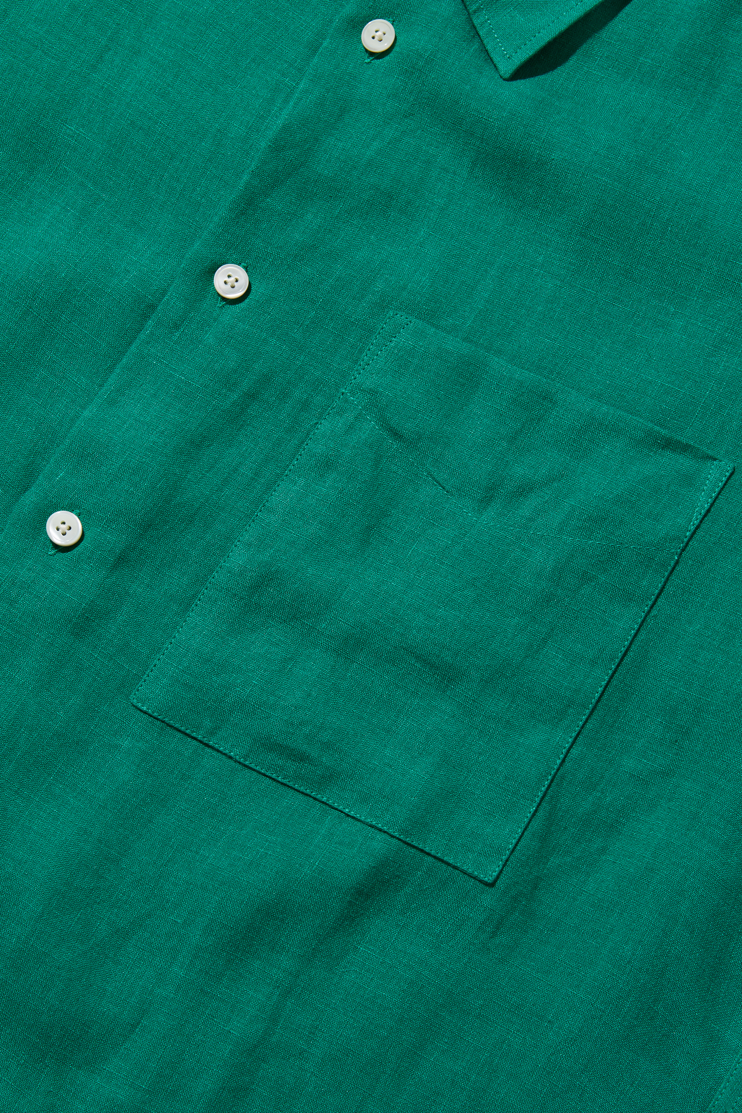 Lightweight Linen Holiday Signature Green