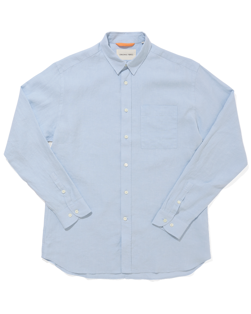 Linen Signature Shirt Sky Blue