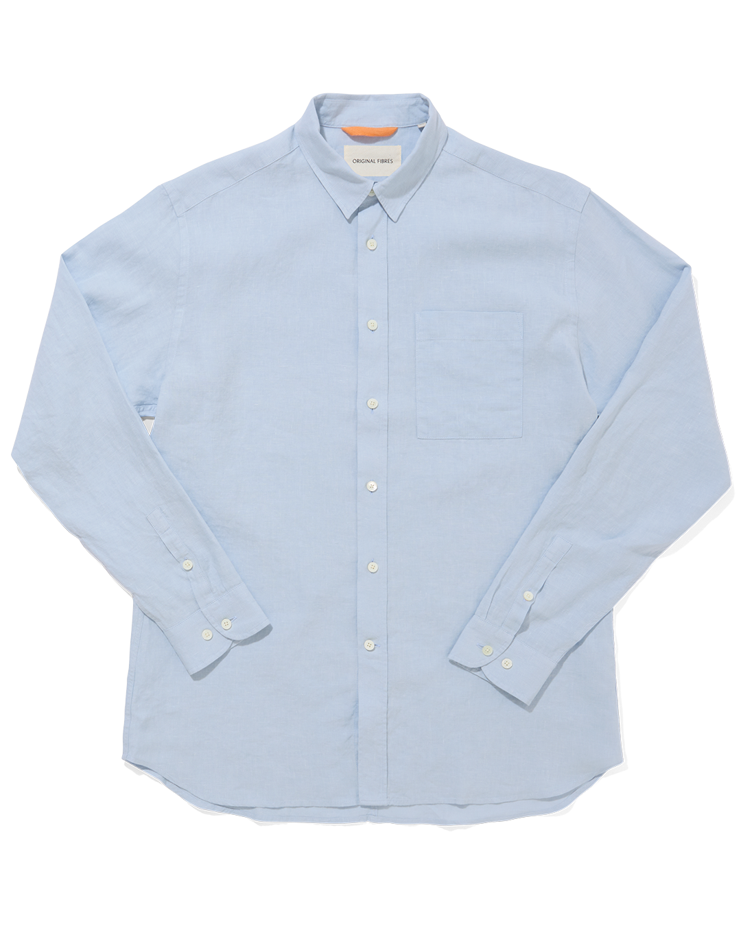Linen Signature Shirt Sky Blue