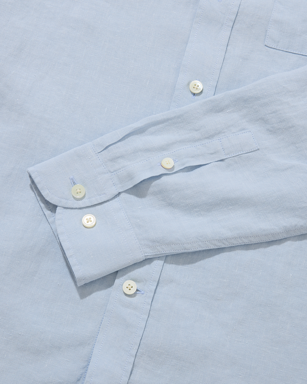 Linen Signature Shirt Sky Blue