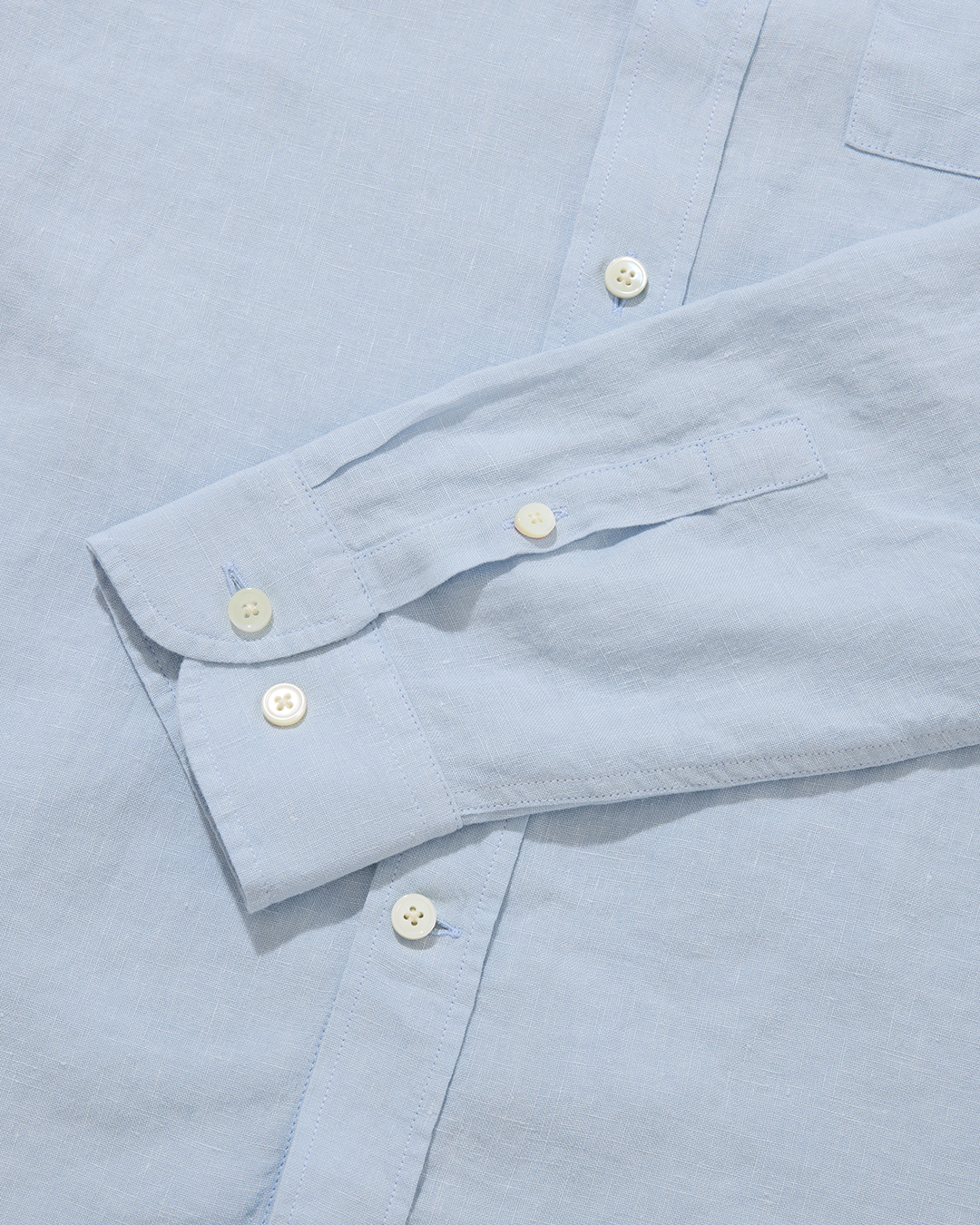 Linen Signature Shirt Sky Blue