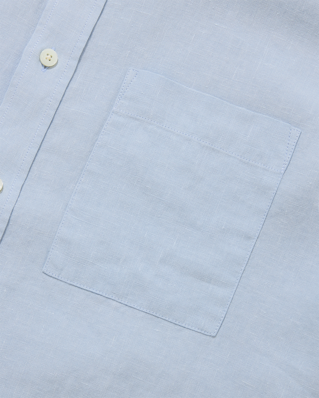 Linen Signature Shirt Sky Blue