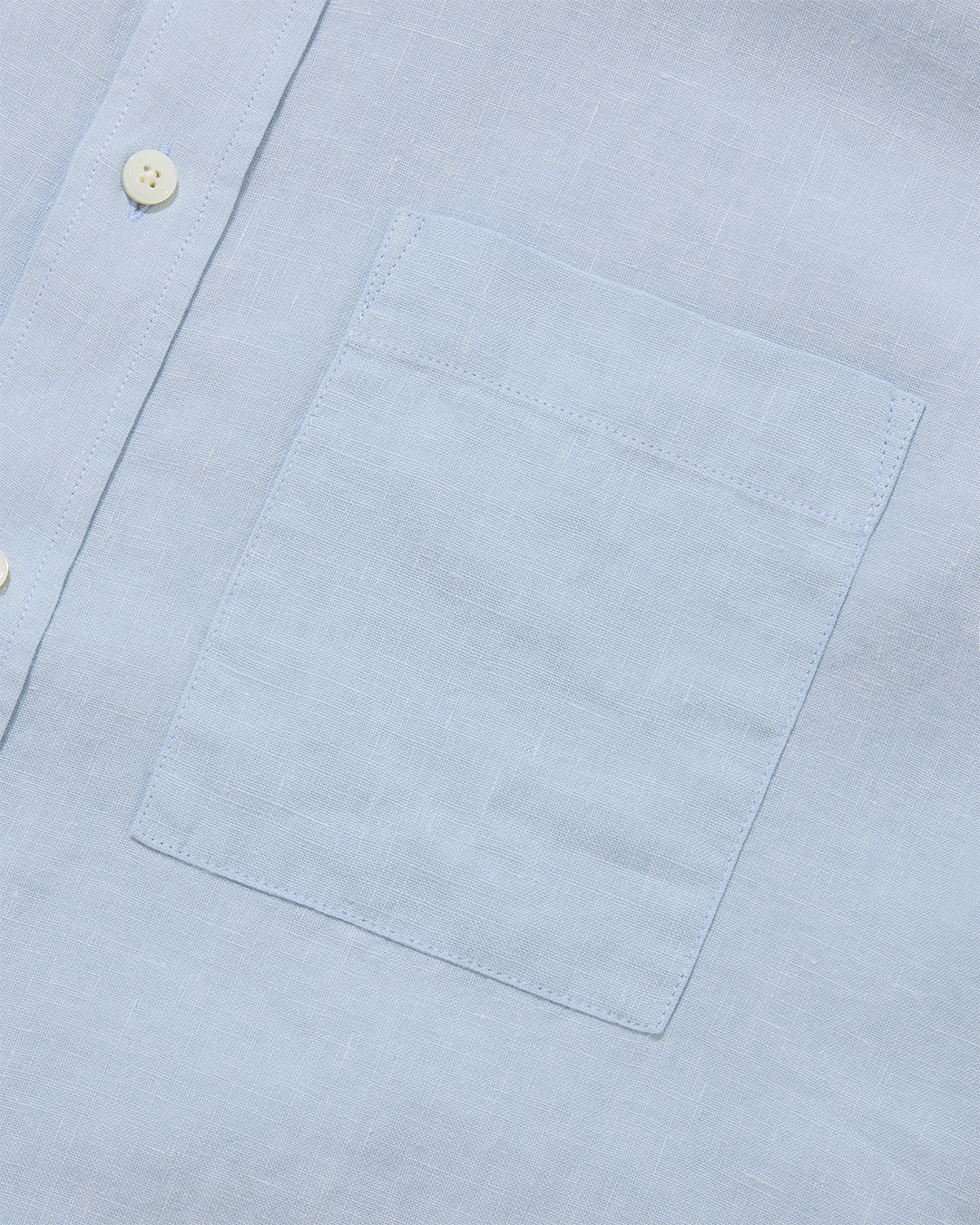 Linen Signature Shirt Sky Blue