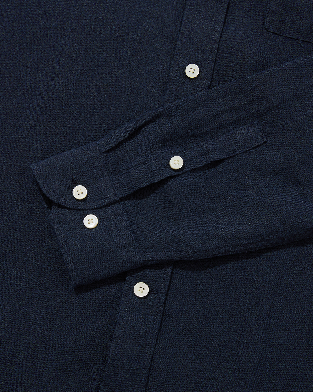 Linen Signature Shirt Soft Navy