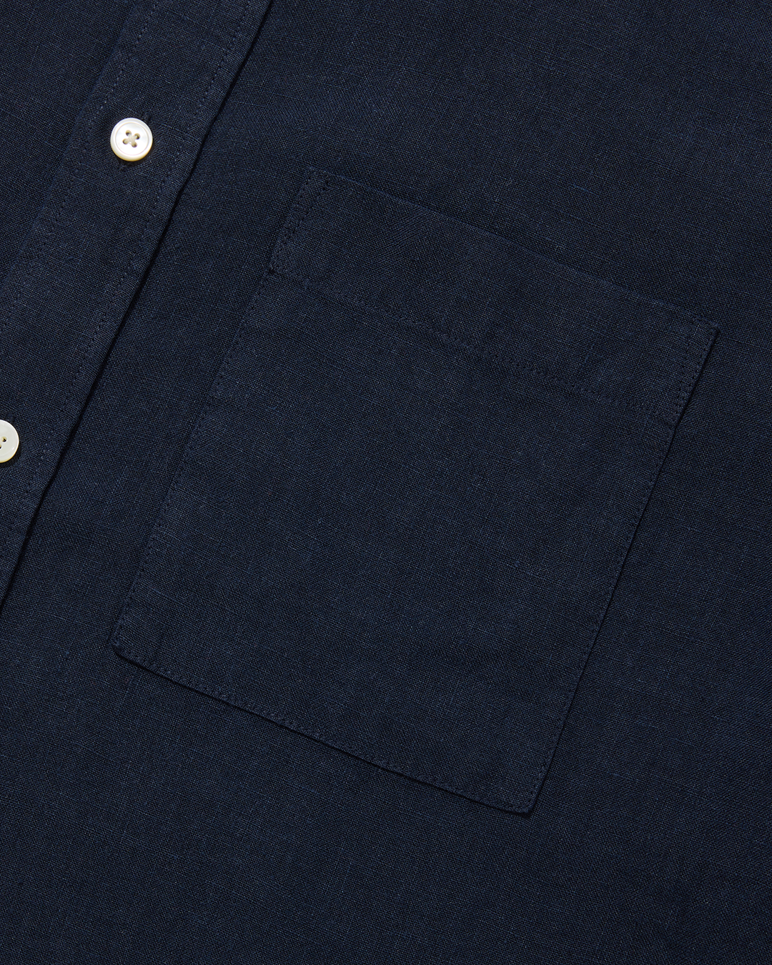 Linen Signature Shirt Soft Navy