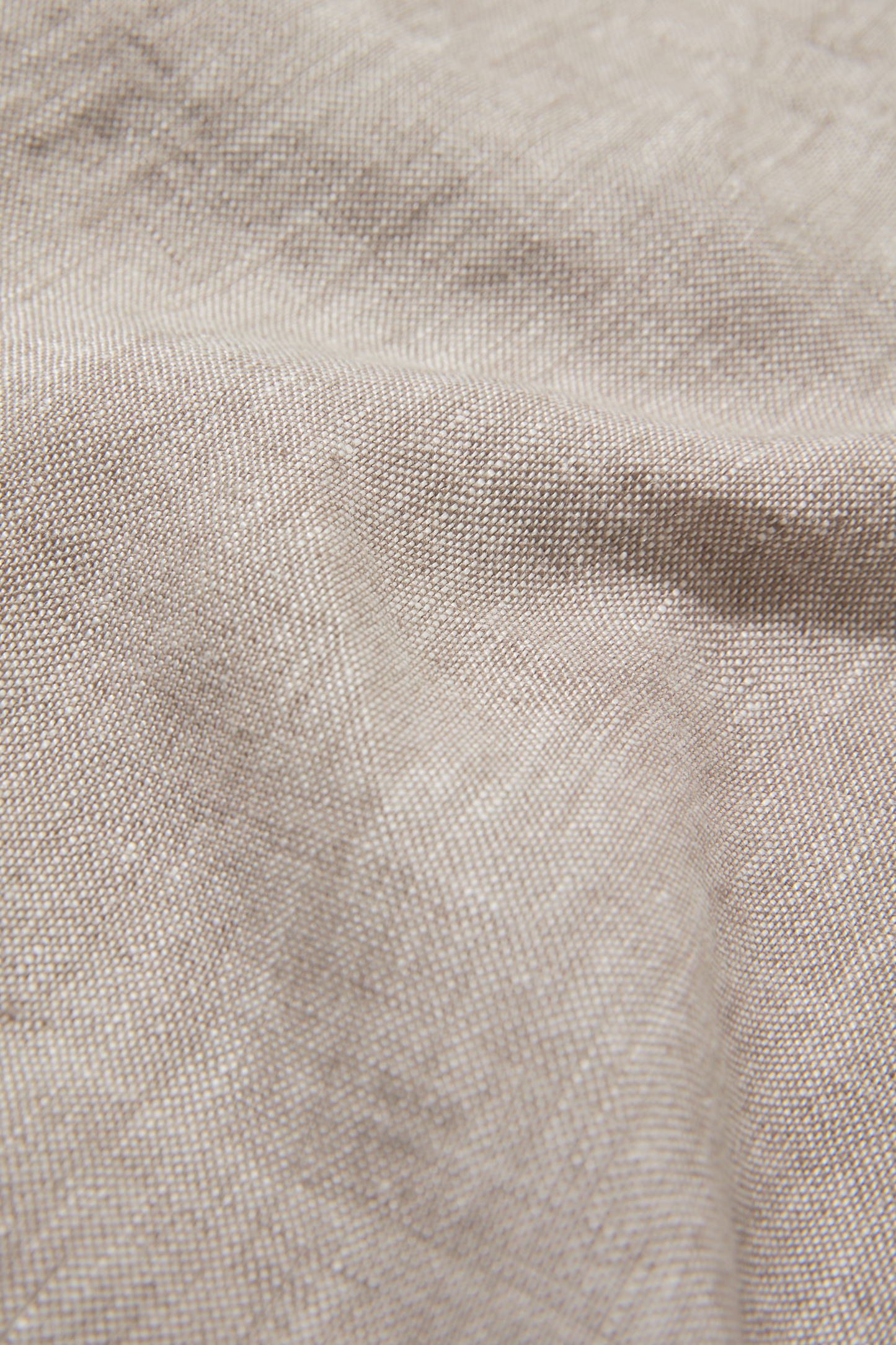 Single Pleated Shorts Oatmeal Yarn-Dye