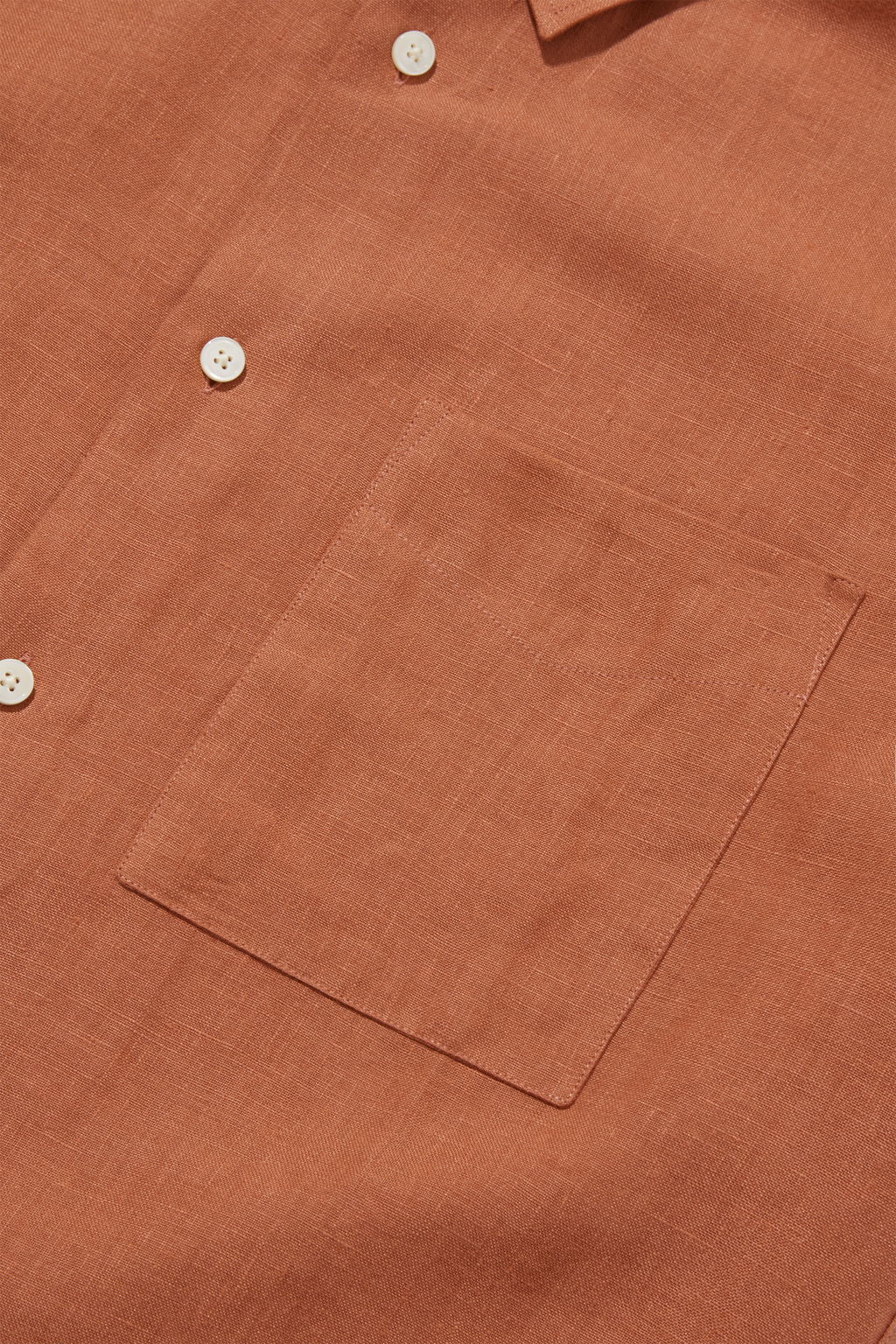 Linen Holiday Signature Shirt Clay