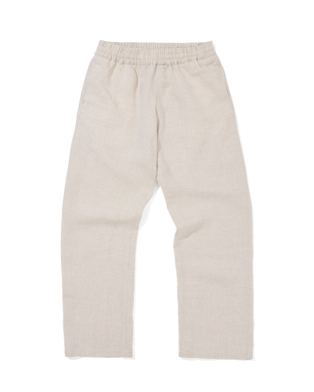 Easy Trousers Oatmeal Yarn-Dye