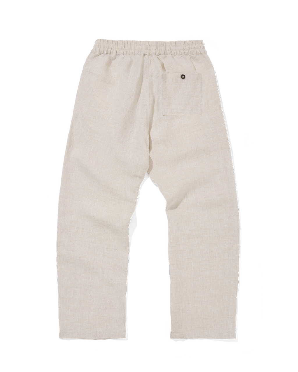 Easy Trousers Oatmeal Yarn-Dye