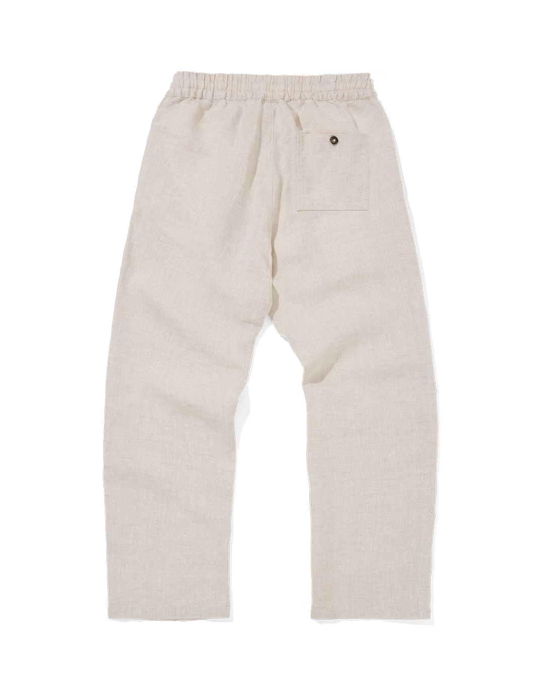 Easy Trousers Oatmeal Yarn-Dye