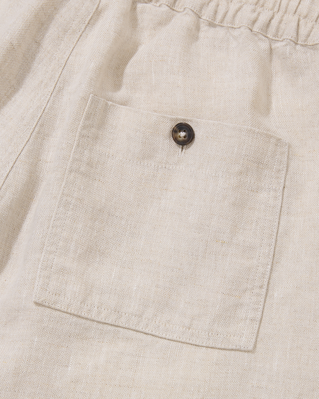 Easy Trousers Oatmeal Yarn-Dye