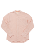 Linen Grandpa Shirt Desert Pink