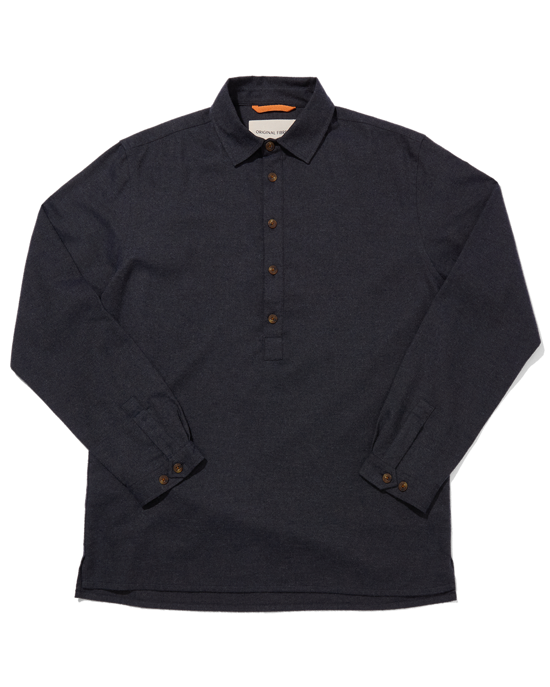 Cotton & Cashmere Long Sleeve Smock Flint Twill