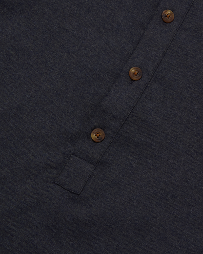 Cotton & Cashmere Long Sleeve Smock Flint Twill