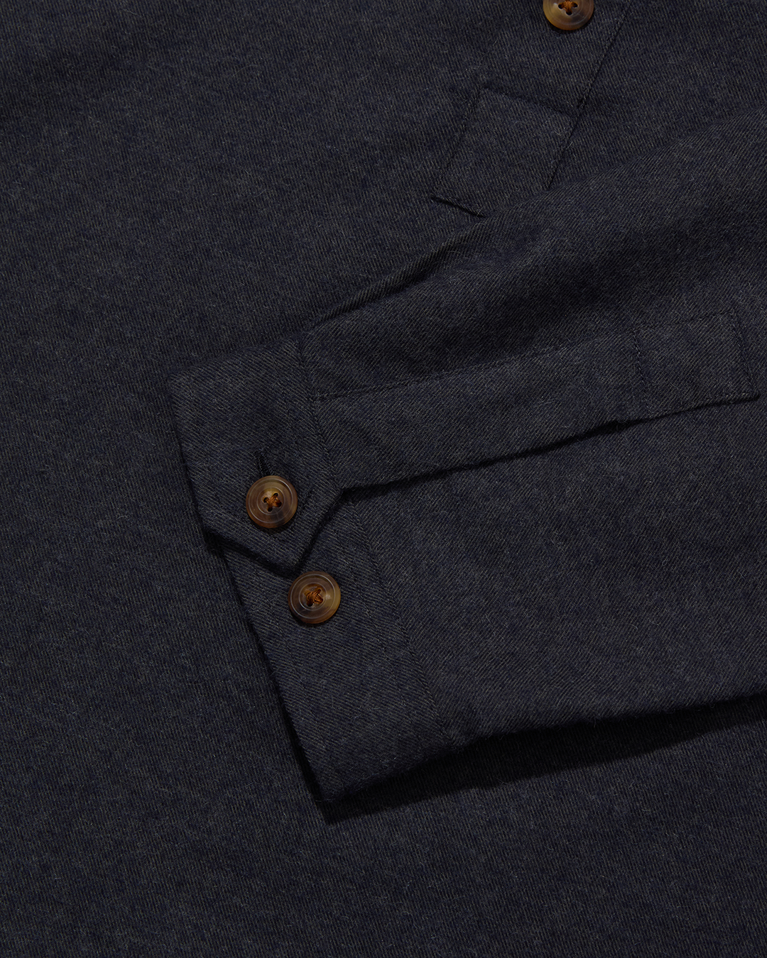 Cotton & Cashmere Long Sleeve Smock Flint Twill