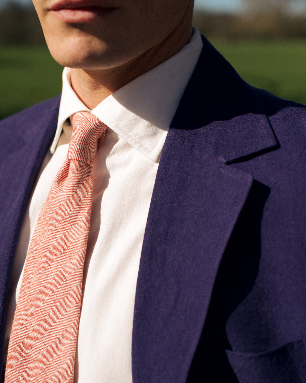 Linen Tie Rose