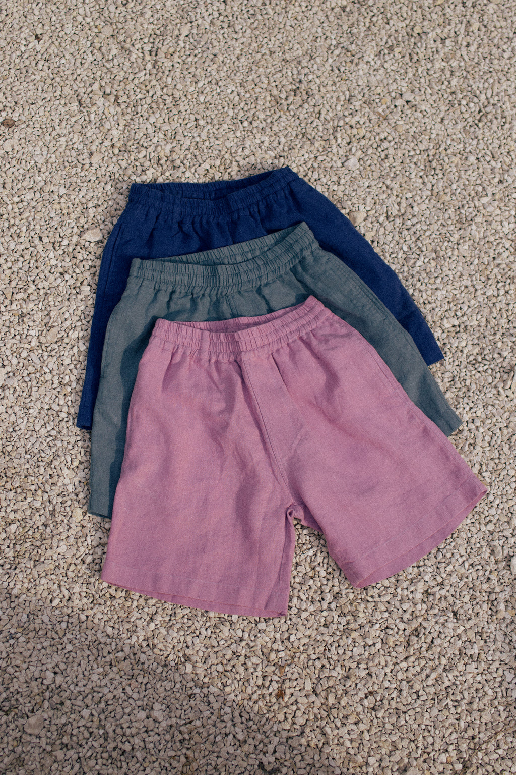 Linen Easy Shorts Soft Jade