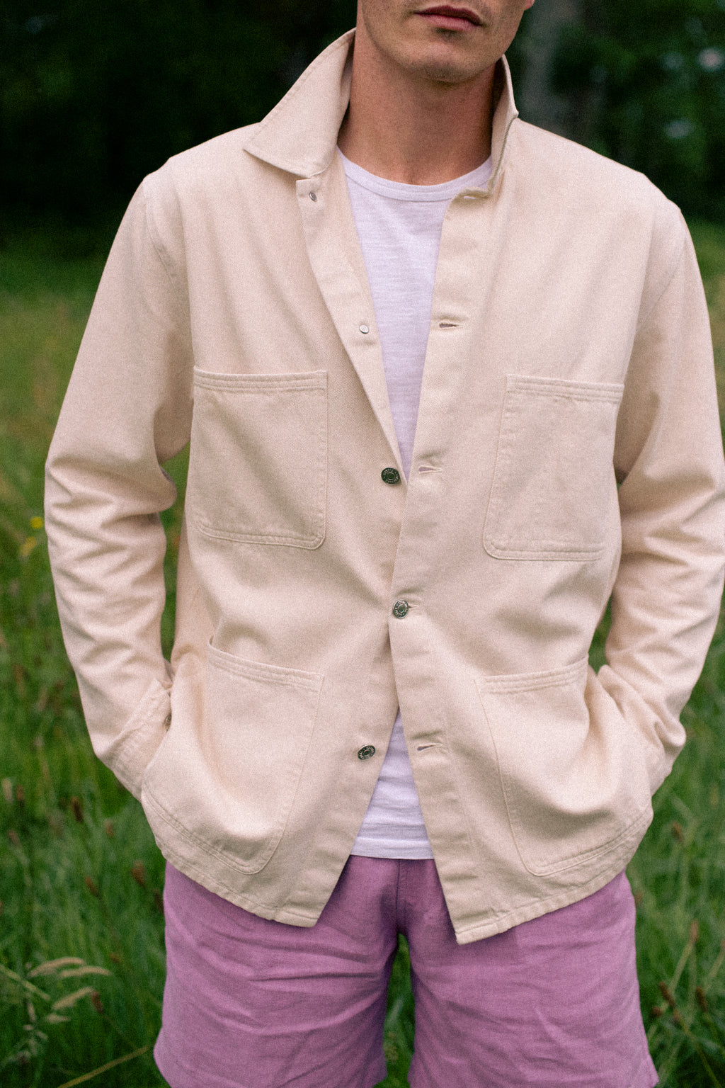 Cotton Stonecutter's Jacket Ecru