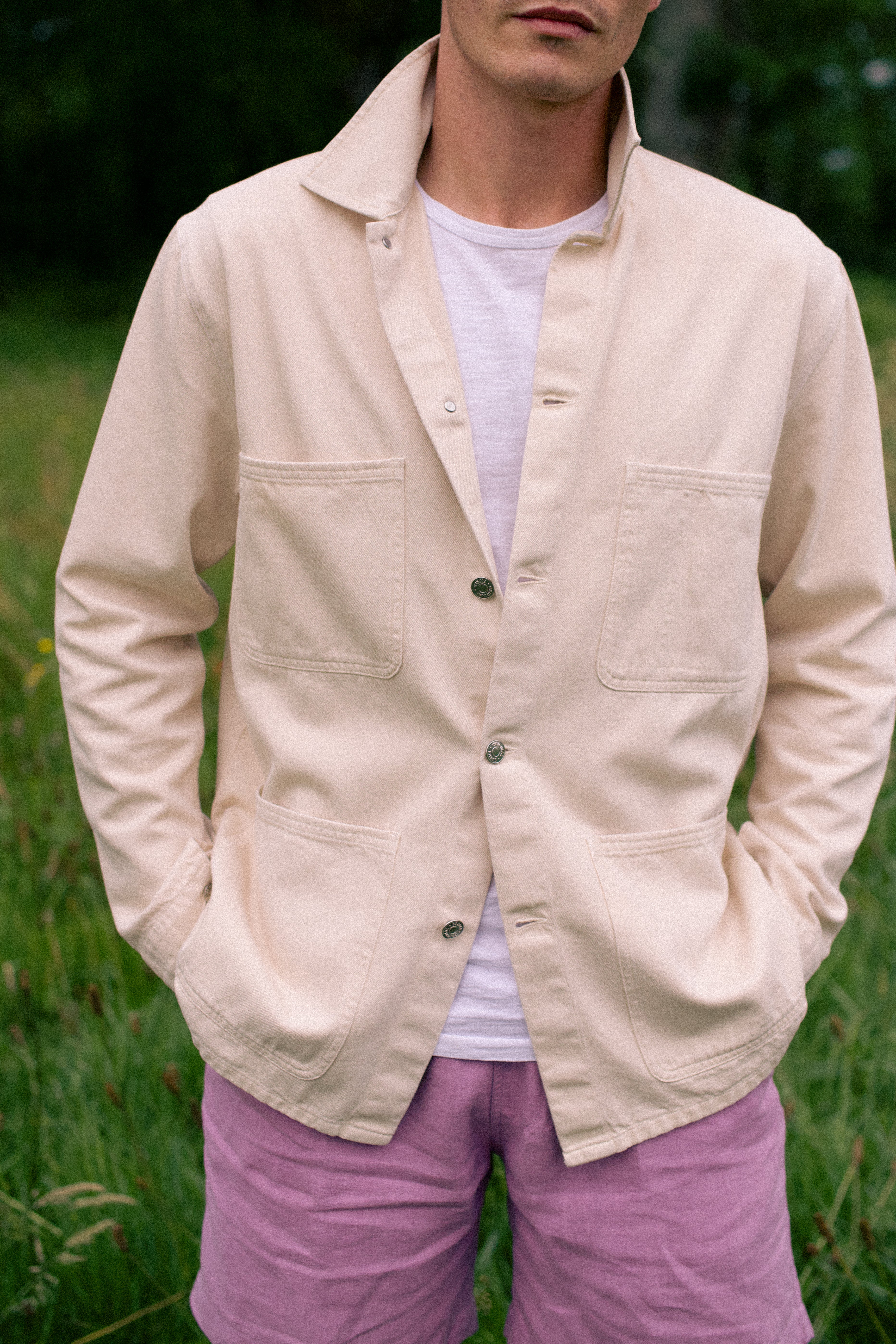 Cotton Stonecutter's Jacket Ecru
