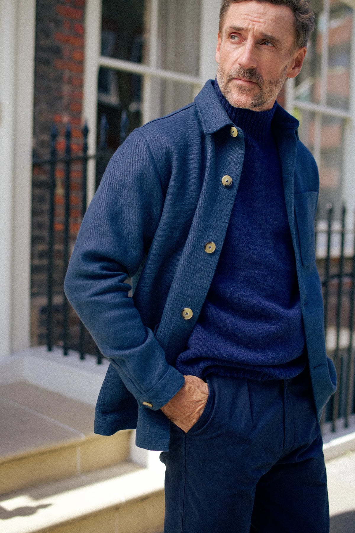 Railway Jacket French Blue