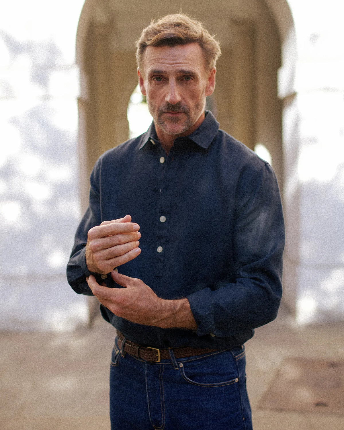 Long Sleeve Smock Midnight