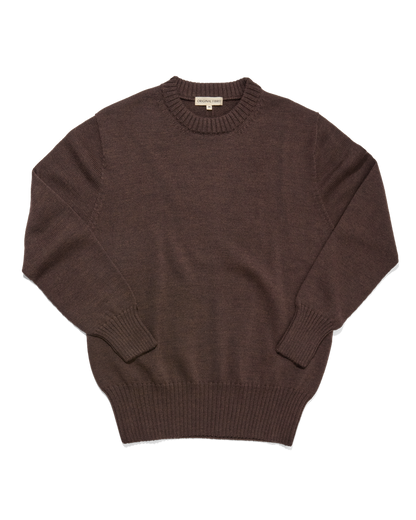 Merino Crewneck Chocolate