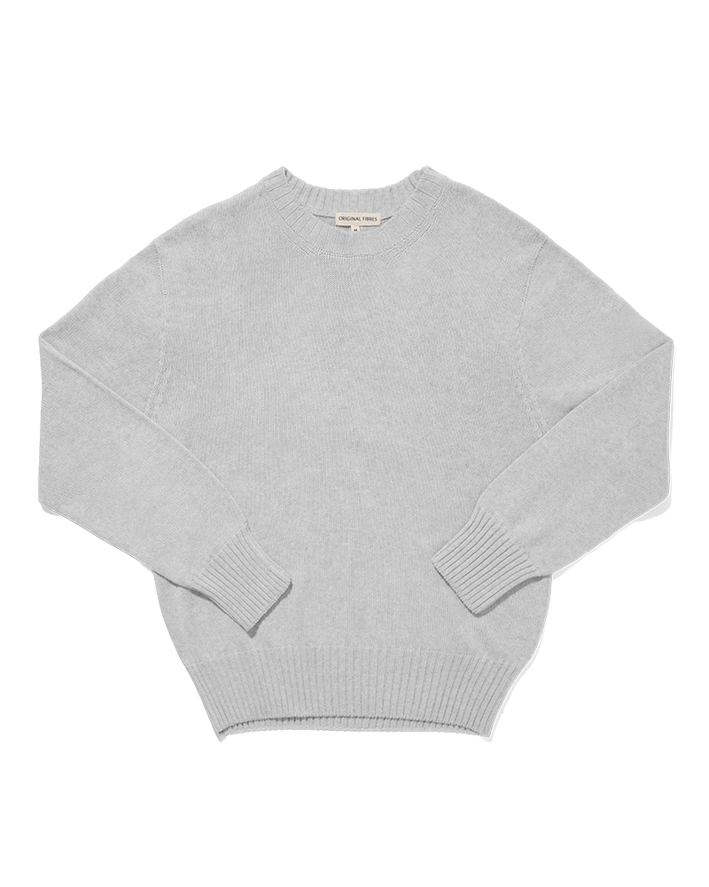 Cotton Crewneck Shoreline Grey