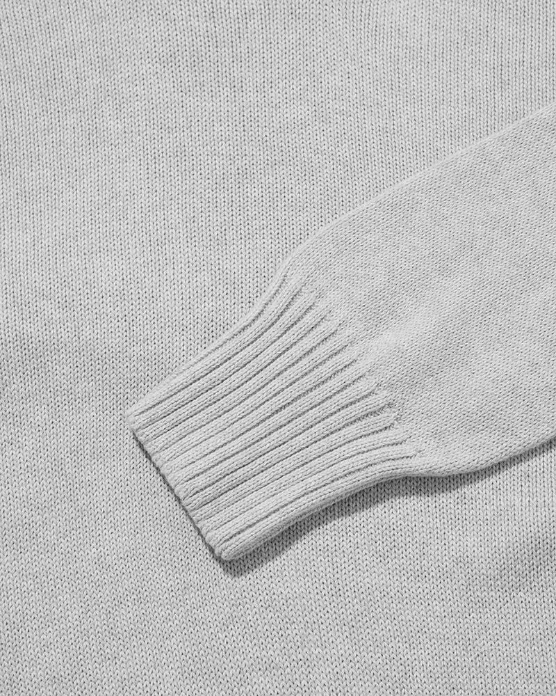 Cotton Crewneck Shoreline Grey