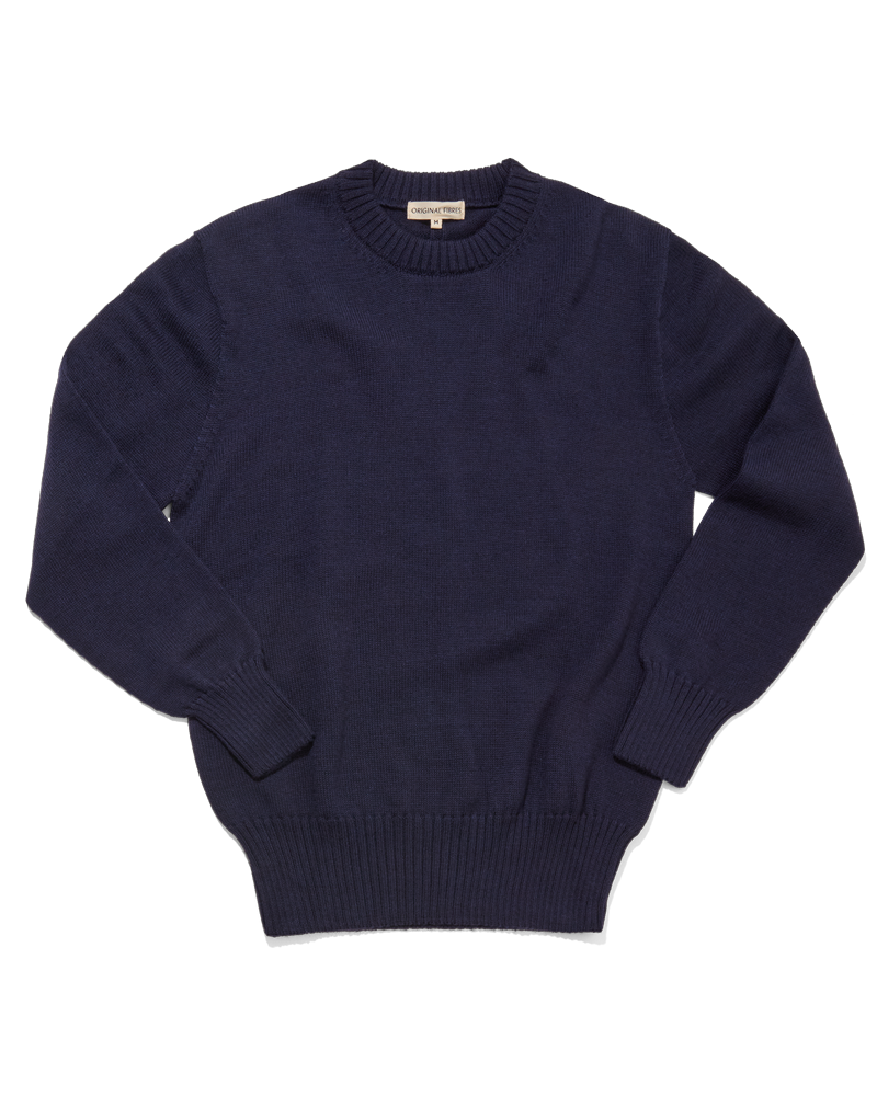 Merino Crewneck Navy Anthracite