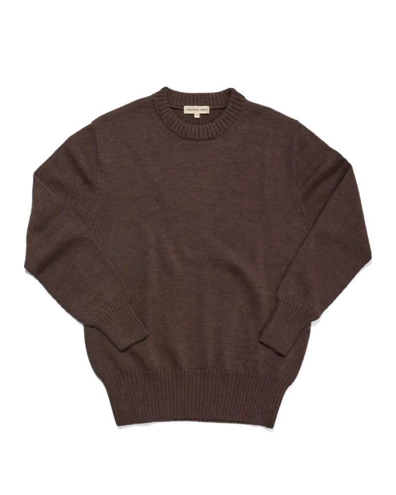 Crewneck Chocolate Grain