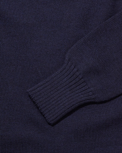 Merino Crewneck Navy Anthracite